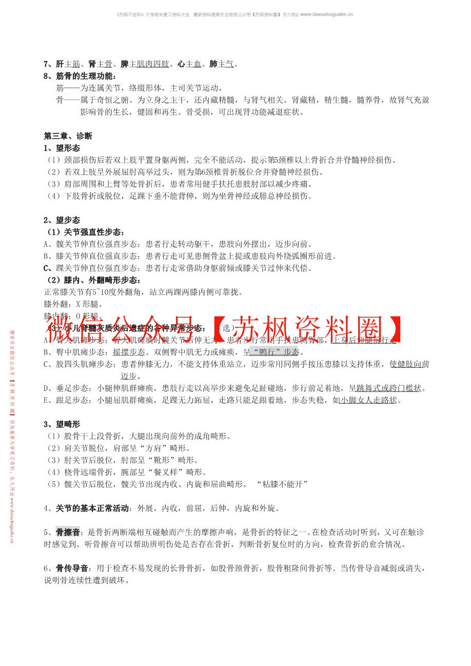 中医骨伤科